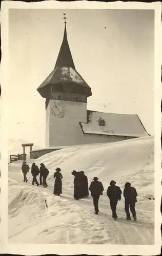 Davos GR Kirchgang in Gieris Kat. Davos