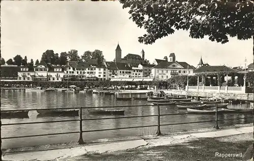 Rapperswil SG Hafenpartie Kat. Rapperswil SG