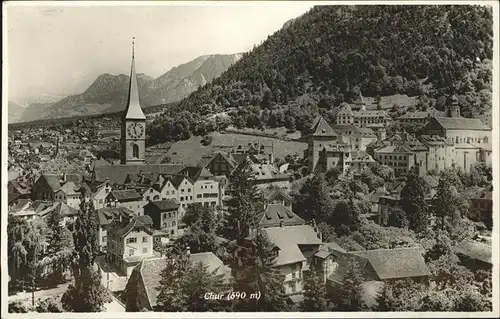 Chur GR Teilansicht Kirche Kat. Chur