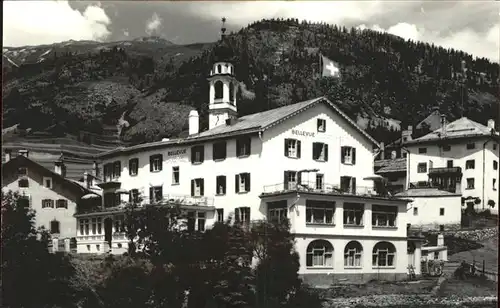 Samedan Hotel Bellevue Kat. Samedan