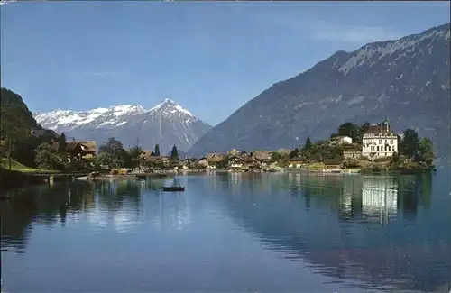 Iseltwald Brienzersee Niesen Berner Alpen Kat. Iseltwald