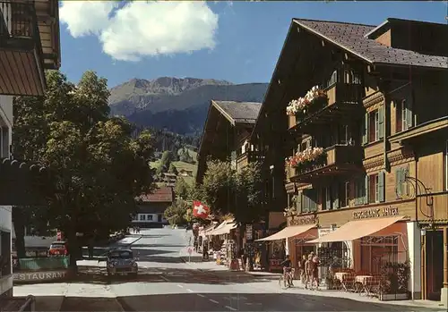 Lenk Simmental Dorfstrasse Wistaetthorn Kat. Lenk Simmental