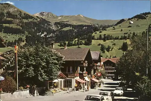 Lenk Simmental Dorfpartie Seewlenhorn Tierberg Laveygrat Kat. Lenk Simmental