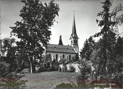 Erlenbach ZH Kirche Kat. Erlenbach ZH