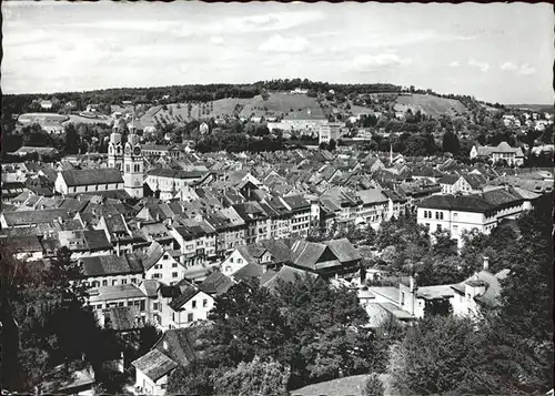 Winterthur Blick vom Heiligberg Kirche Kat. Winterthur