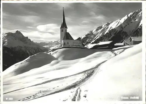 Tenna Bergkirche Winterimpressionen Kat. Tenna