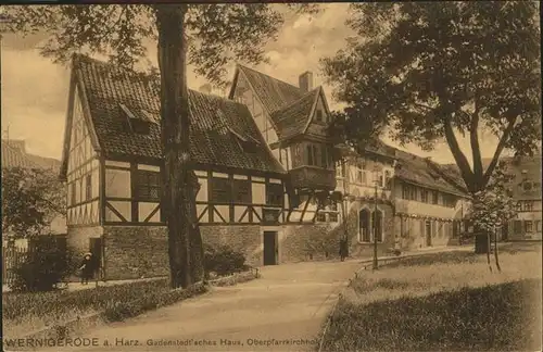 Wernigerode Harz Gadensttedtsches haus / Wernigerode /Harz LKR