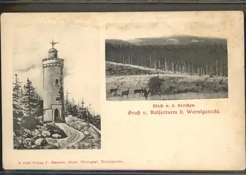 Wernigerode Harz Kaiserturm / Wernigerode /Harz LKR