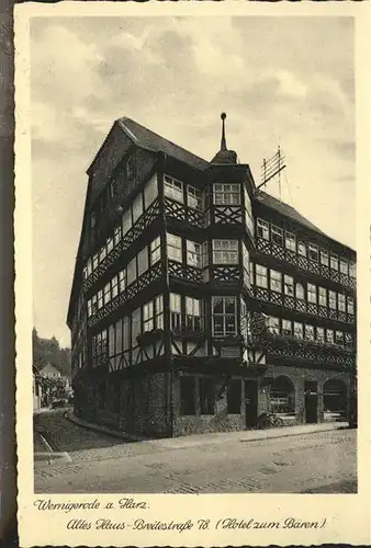 Wernigerode Harz Altes Haus Breitestr. 78 / Wernigerode /Harz LKR