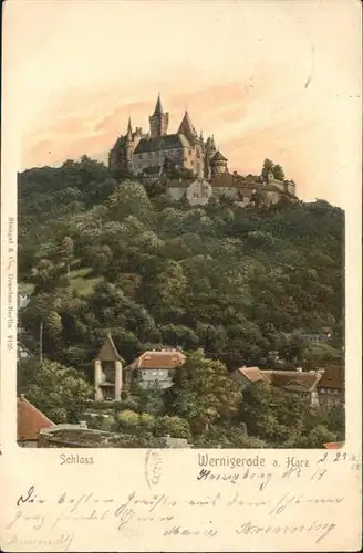 Wernigerode Harz Schloss / Wernigerode /Harz LKR