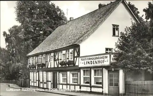 Ilsenburg Harz FDGB Erholungsheim Lindenhof / Ilsenburg Harz /Harz LKR