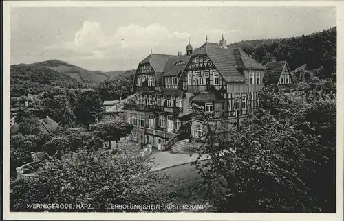 Wernigerode Harz Erholungsheim Kuesterkamp / Wernigerode /Harz LKR