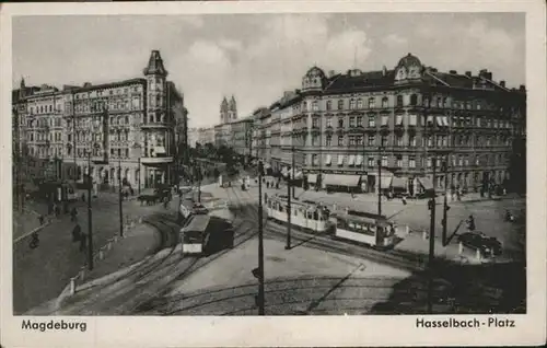 Magdeburg Hasselbachplatz Strassenbahn / Magdeburg /Magdeburg Stadtkreis