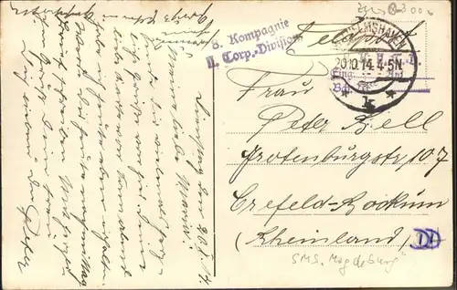 Magdeburg Sprengung des kleinen Kreuzers / Magdeburg /Magdeburg Stadtkreis
