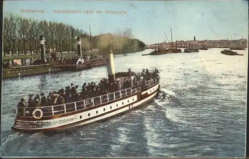 Magdeburg Dampferfahrt Salzquelle / Magdeburg /Magdeburg Stadtkreis