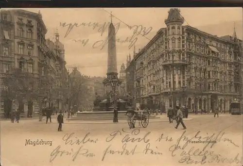 Magdeburg Hasselbachplatz Strassenbahn  / Magdeburg /Magdeburg Stadtkreis