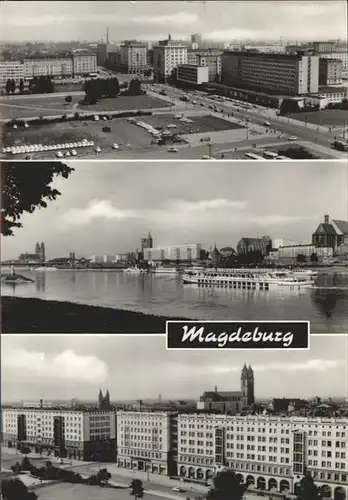 Magdeburg Otto von Guericke Strasse Elbe Wilhelm Pieck Allee / Magdeburg /Magdeburg Stadtkreis