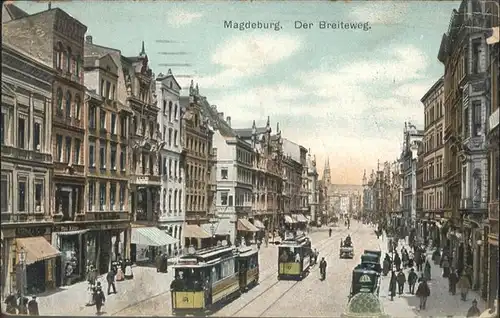 Magdeburg Breiteweg Strassenbahn / Magdeburg /Magdeburg Stadtkreis