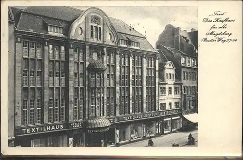 Magdeburg Kaufhaus Textilhaus / Magdeburg /Magdeburg Stadtkreis