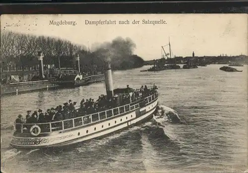 Magdeburg Dampferfahrt Salzquelle / Magdeburg /Magdeburg Stadtkreis