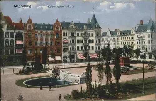 Magdeburg Kaiser Wilhelm Platz  / Magdeburg /Magdeburg Stadtkreis
