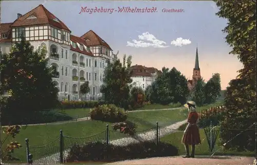 Magdeburg Wilhelmstadt Goethestrasse / Magdeburg /Magdeburg Stadtkreis
