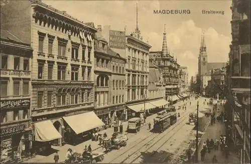 Magdeburg Breiteweg Strassenbahn  / Magdeburg /Magdeburg Stadtkreis