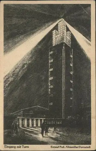 Magdeburg Deutsche Theater Ausstellung Eingang Turm  / Magdeburg /Magdeburg Stadtkreis