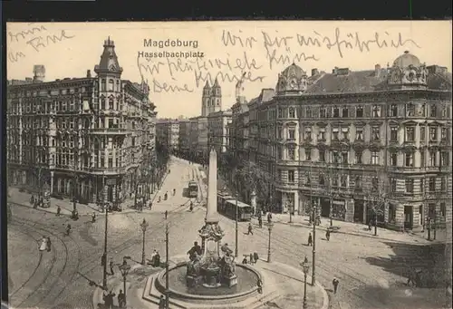 Magdeburg Hasselbachplatz Strassenbahn / Magdeburg /Magdeburg Stadtkreis