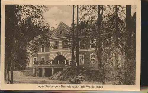 Eberswalde Jugendherberge Brunoldhaus am Werbellinsee Kat. Eberswalde