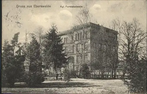 Eberswalde Koenigliche Forstakademie Kat. Eberswalde