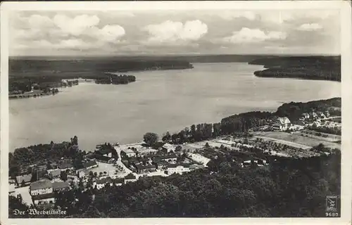 Altenhof Eberswalde am Werbellinsee Fliegeraufnahme Kat. Schorfheide