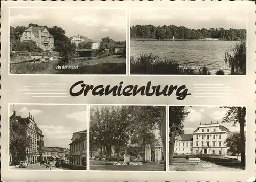 Oranienburg Havel Lebnitzsee Schloss Platz des Friedens Kat. Oranienburg