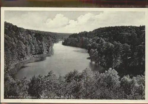 Tiefensee Bad Freienwalde Mittelsee Kat. Werneuchen