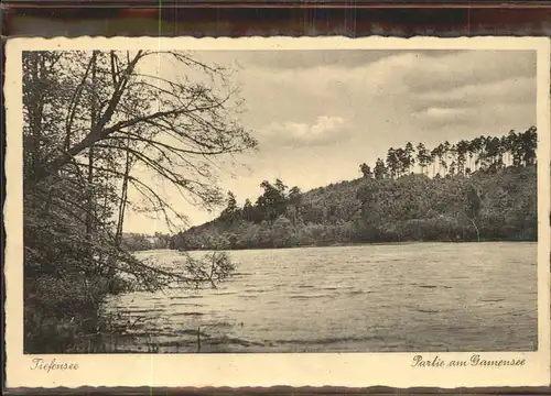 Tiefensee Bad Freienwalde Am Gamensee Kat. Werneuchen