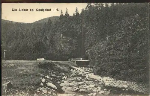 Koenigshof Harz Die Sieber Bruecke Kat. Elbingerode Harz