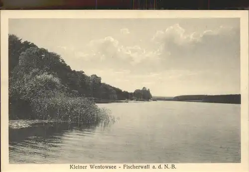 Birkenwerder Kleiner Wentowsee Fischerwall Kat. Birkenwerder