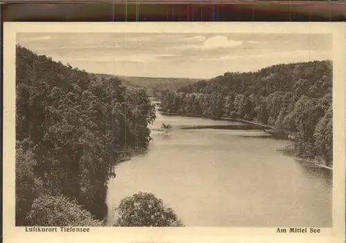 Tiefensee Bad Freienwalde Am Mittelsee Kat. Werneuchen