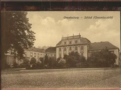 Oranienburg Schloss Gesamtansicht Kat. Oranienburg