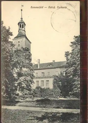 Sommerfeld Lubsko Schloss Parkseite / Lubsko /Zary