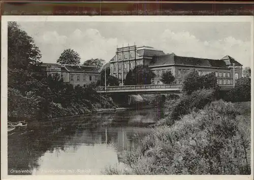 Oranienburg Havelpartie mit Schloss Kat. Oranienburg