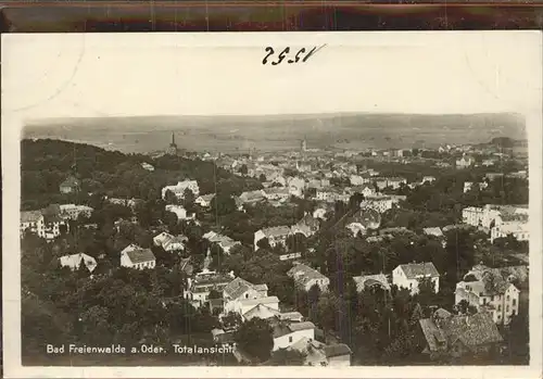 Bad Freienwalde Panorama Kat. Bad Freienwalde