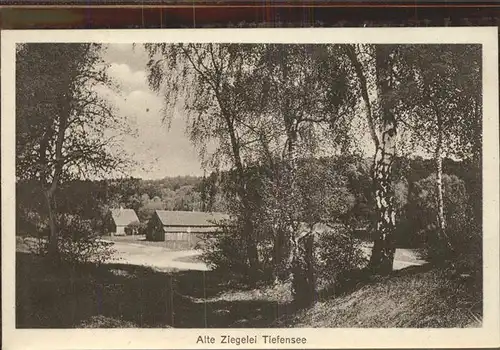 Tiefensee Bad Freienwalde Alte Ziegelei Kat. Werneuchen