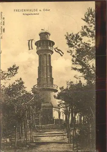 Bad Freienwalde Kriegerdenkmal Kat. Bad Freienwalde