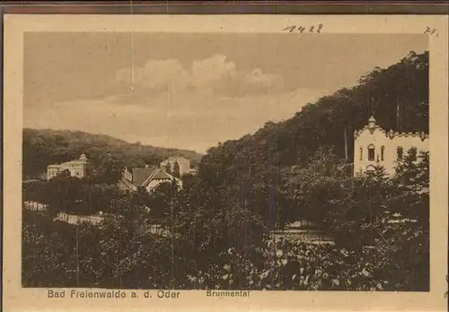 Bad Freienwalde Im Brunnental Kat. Bad Freienwalde