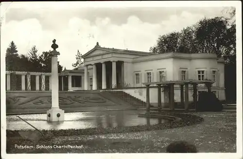 Potsdam Schloss Charlottenhof Saeule / Potsdam /Potsdam Stadtkreis