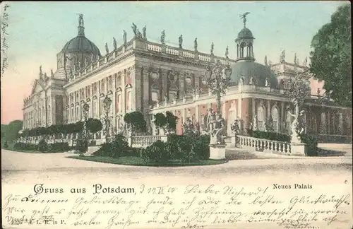 Potsdam Neues Palais Schloss / Potsdam /Potsdam Stadtkreis