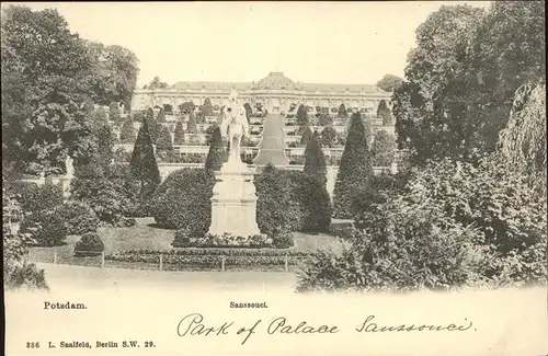 Potsdam Park Schloss Sanssouci Denkmal / Potsdam /Potsdam Stadtkreis