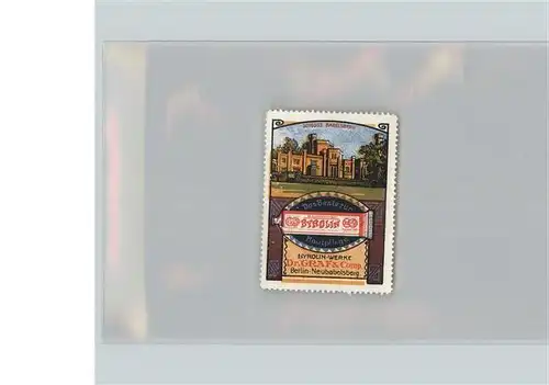 Potsdam Briefmarke Schloss Babelsberg Byrolin Werke / Potsdam /Potsdam Stadtkreis