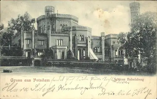 Potsdam Schloss Babelsberg / Potsdam /Potsdam Stadtkreis